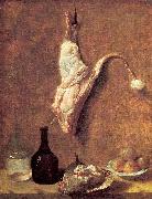 OUDRY, Jean-Baptiste Still Life with Calf's Leg oil on canvas